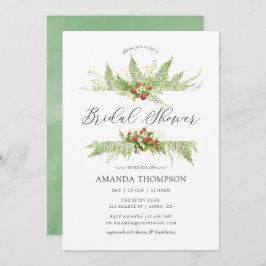 VattenfärgsGreenery-Möhippa Inbjudningar