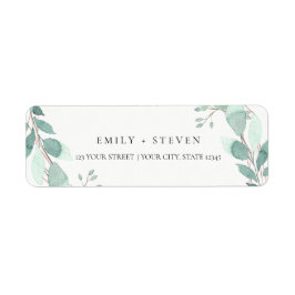vattenfärgsgreer returadress etikett