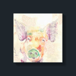 Vattenfärgsgrupp Farm Collage Gris Canvastryck<br><div class="desc">Farm Collage Gris Artist: Jennifer Goldberger</div>