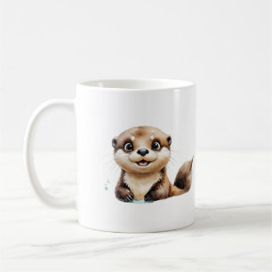Vattenfärgshavet Otter Mugg - havsviken Älskare