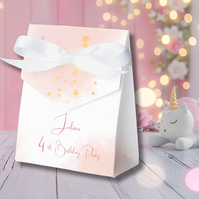 Vattenfärgshedgehog Barns födelsedag Presentaskar (Skapare uppladdad)