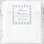 Vattenfärgshjul Garland Bedford Stockings Fyrkantigt Klistermärke<br><div class="desc">Vattenfärgsfären Garland Bedford Stockings Square Sticker. Denna vackra julklapp har vattenfärgade julgranar med vita bogar och Bedford-besättningar. Det är perfekt om man är tittar för klassiska,  sydliga,  mormeniska julklistermärken. Meddelande mig om du behöver justera eller matcha objekt:)</div>