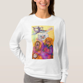 Vattenfärgsillustration Fantasy Warrior rider Lejo T Shirt