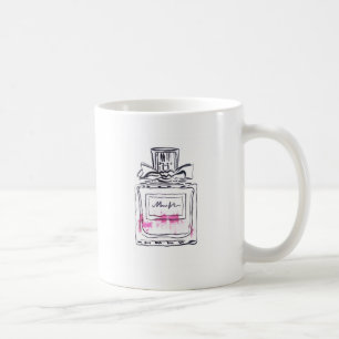 Vattenfärgsillustration för Parfym i mode Kaffemugg