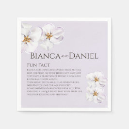 vattenfärgsinformation för Roligten vår blommar, p Pappersservett