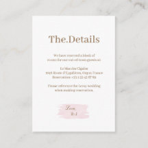 Vattenfärgsinformation Rosa Guld White Bröllop Hot