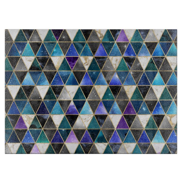 Vattenfärgsisometric med Guld och Marble Galaxy (Framsidan)