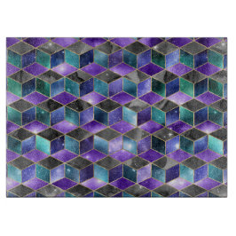 Vattenfärgsisometric med Guld och Marble Galaxy