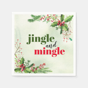 Vattenfärgsjingle och Mingle Juljul, Helgdag Pappersservett