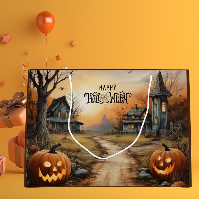 Vattenfärgsjordbruk i Happy halloween (Skapare uppladdad)