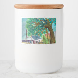 Vattenfärgsjordbruk Mat Etiketter