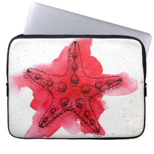 Vattenfärgsjöstjärna Laptop Sleeve
