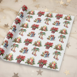 Vattenfärgsjul, Mönster Presentpapper