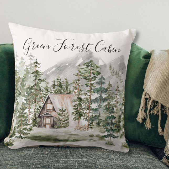 Vattenfärgskabinen i skogsområdet Grönt Gräs Kudde (In situ)