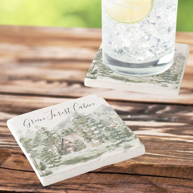 Vattenfärgskabinen i skogsområdet Grönt Gräs Stenunderlägg (In situ)