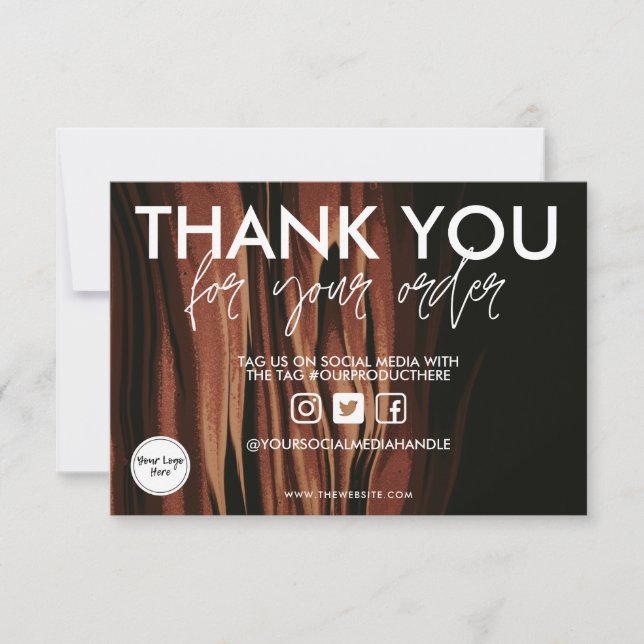 Vattenfärgskafett Tack för att du infogar media (Framsida)