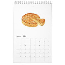 Vattenfärgskalender 2021