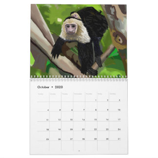 Vattenfärgskalender efter Island Art Bocas Kalender