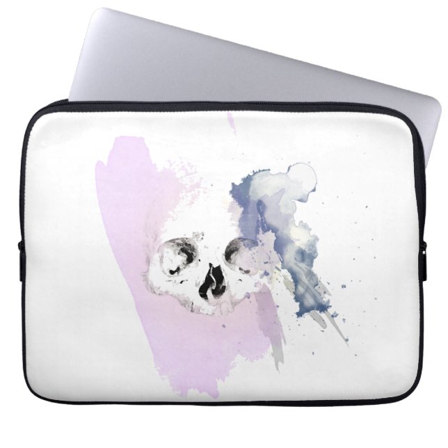 Vattenfärgskallesleeve Laptop Fodral (Framsidan)