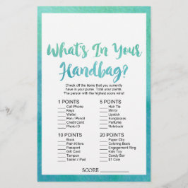 Vattenfärgskalligrafi - vad är i din handväska? flygblad