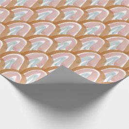 Vattenfärgskalor i jordskorstenar presentpapper