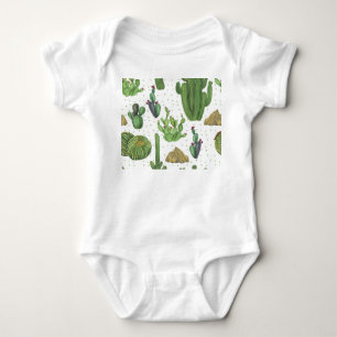 Vattenfärgskaraktär, sömlös naturlig mönster. t shirt