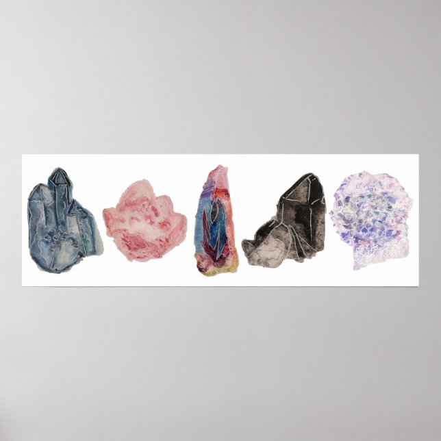 Vattenfärgskartz Poster (Framsidan)