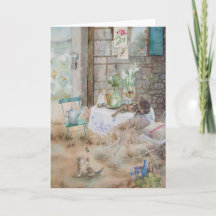 Vattenfärgskatter i färgrutan Färgfärg