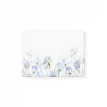 Vattenfärgskiss för blå sommarblommor