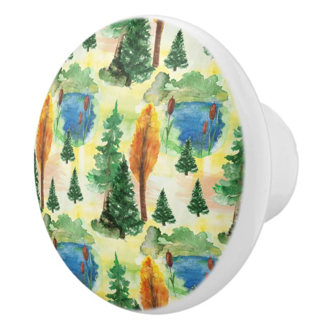 Vattenfärgskog Knopp (Höger)