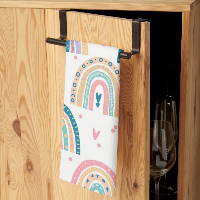 Vattenfärgskök, handduk kökshandduk (Thirds Fold)