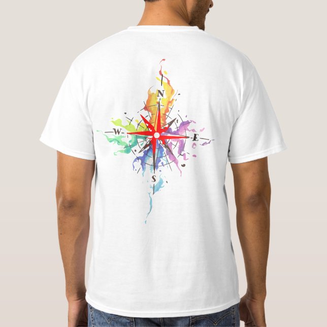 Vattenfärgskomplex T Shirt (Baksida)