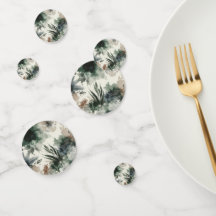 Vattenfärgskonfetti i Botaniska Bord