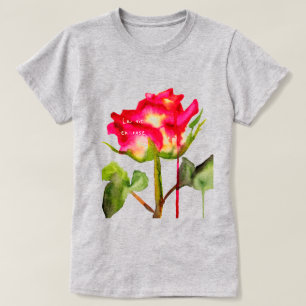 Vattenfärgskonst i La Vie En Ro T Shirt