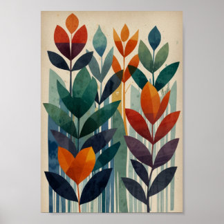 Vattenfärgskonst Poster