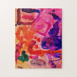 Vattenfärgskonst Pussel