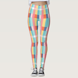 Vattenfärgskontrollerad sömlös Mönster Leggings