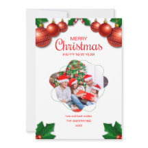 vattenfärgskort god jul träd Helgdag