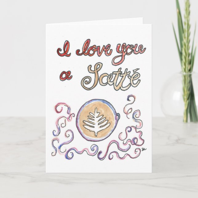 Vattenfärgskort Tack Kort (Framsida)