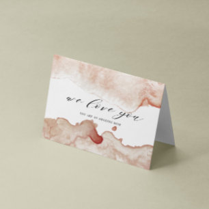 vattenfärgskort tvätta lycklig mors dag kort