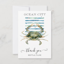 VATTENFÄRGSKRAB, BALLAT STAD, OCEAN CITY TACK