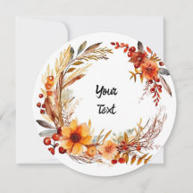 Vattenfärgskram till Thanksgiving