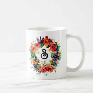 Vattenfärgskrans Kaffemugg