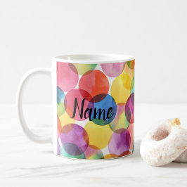 Vattenfärgskretsar, keramisk Novelty Stil Kaffemugg
