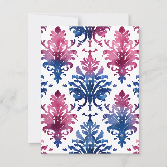 Vattenfärgskugga Julkort (Framsida)