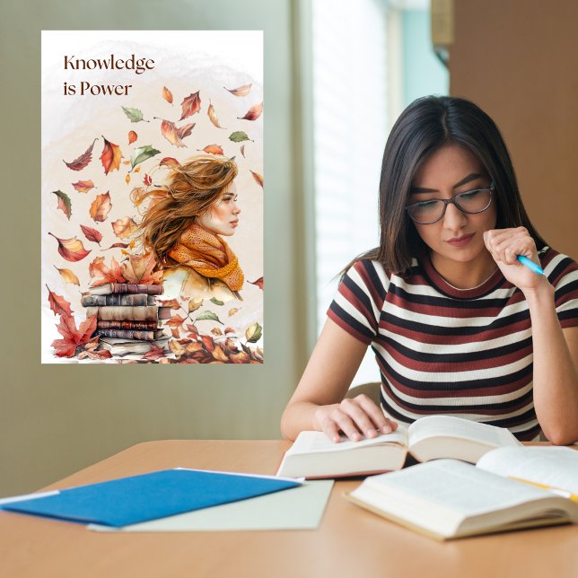 Vattenfärgskunskap är Power Inspirational Poster (Skapare uppladdad)