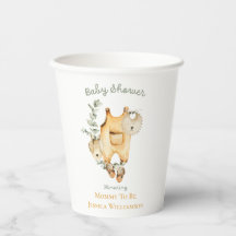 Vattenfärgskur Kön Neutral Boho Baby Shower