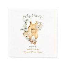 Vattenfärgskur Kön Neutral Boho Baby Shower