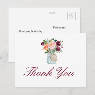 Vattenfärgslådor Mason Burk Tack-vykort Vykort