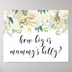 Vattenfärgslådor med guldfärgad babystövel poster